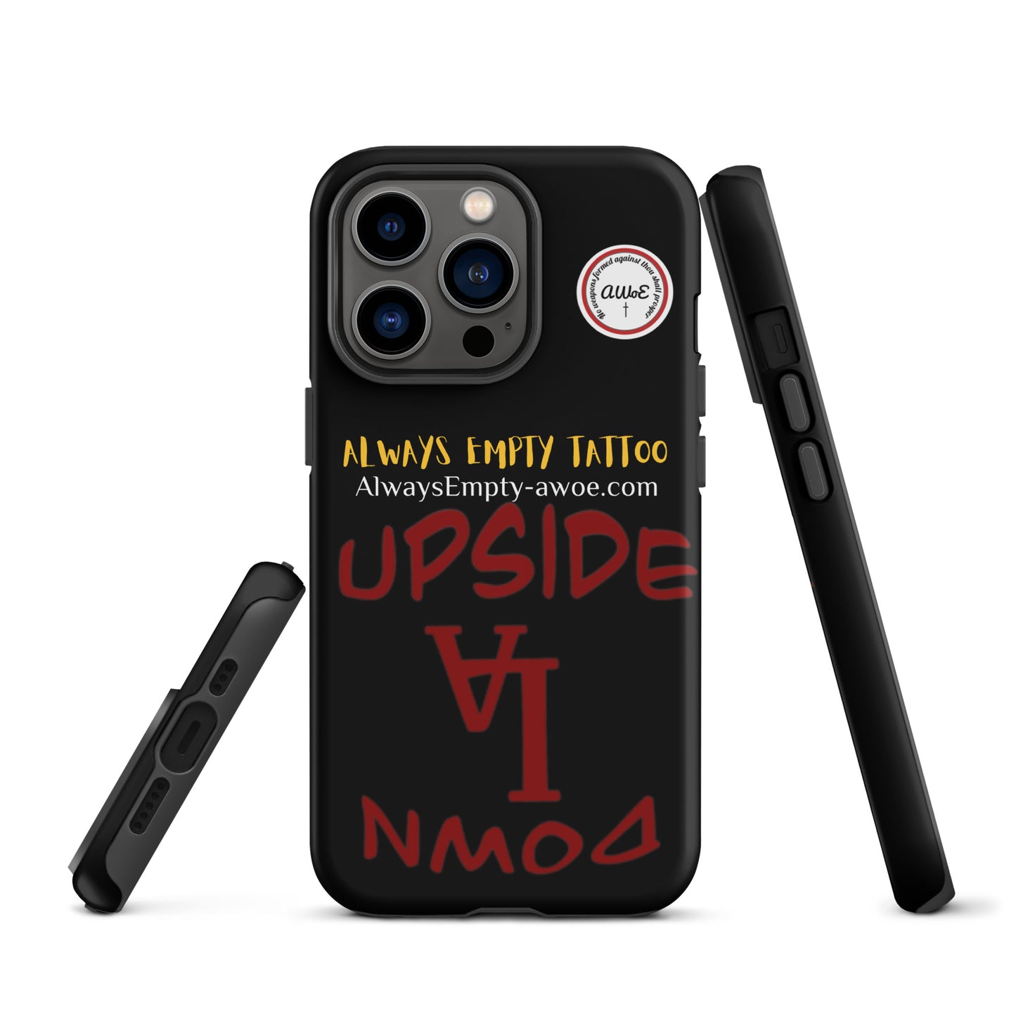 Upside down LA phone case