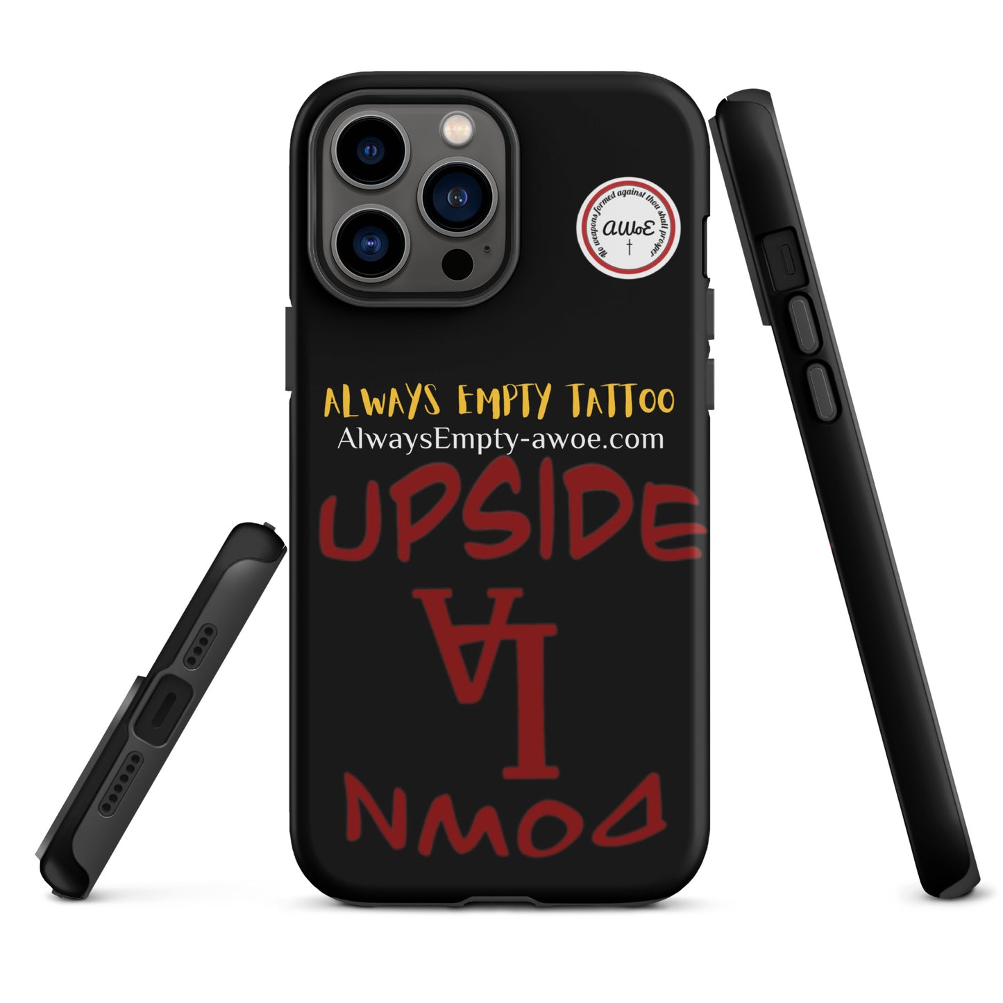 Upside down LA phone case