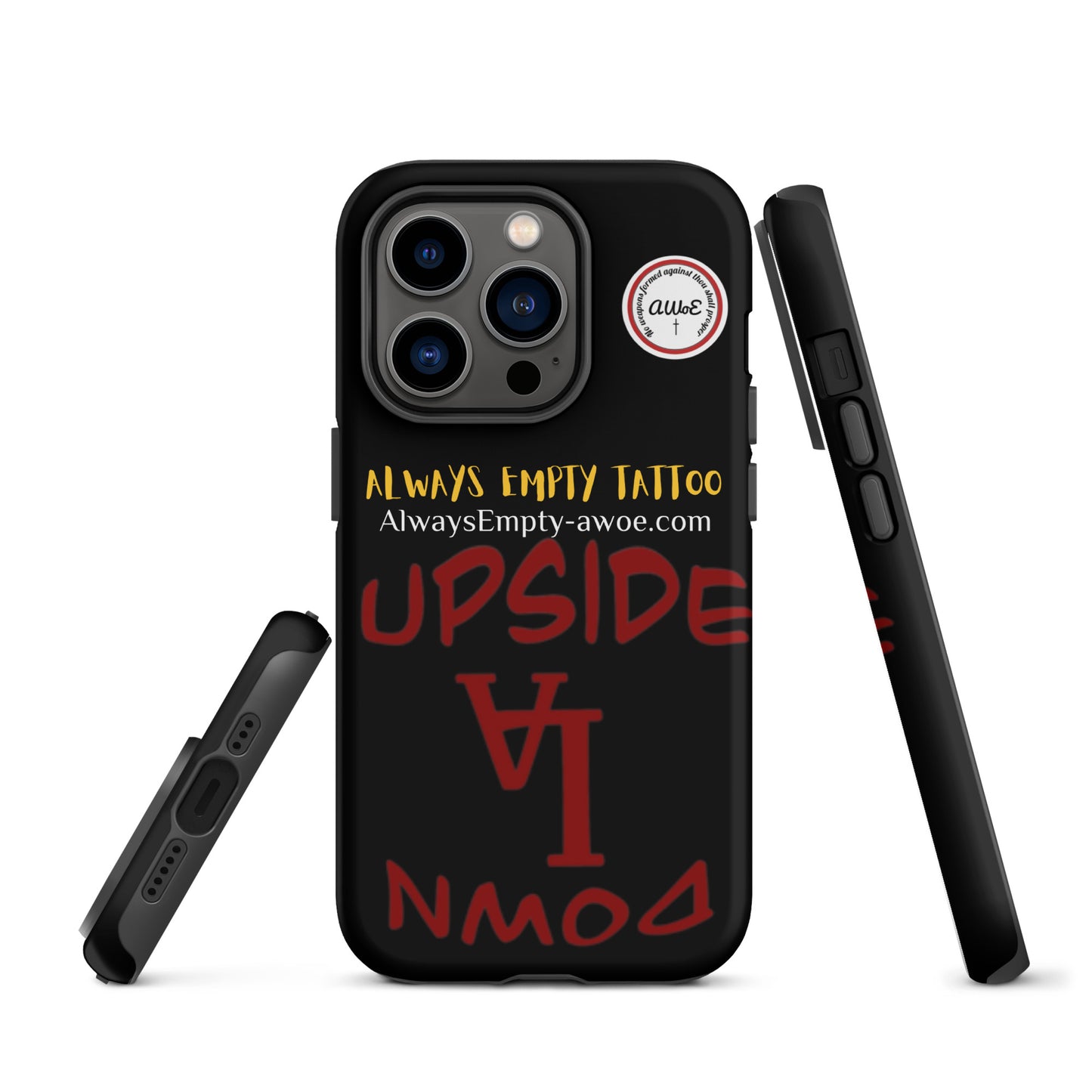 Upside down LA phone case