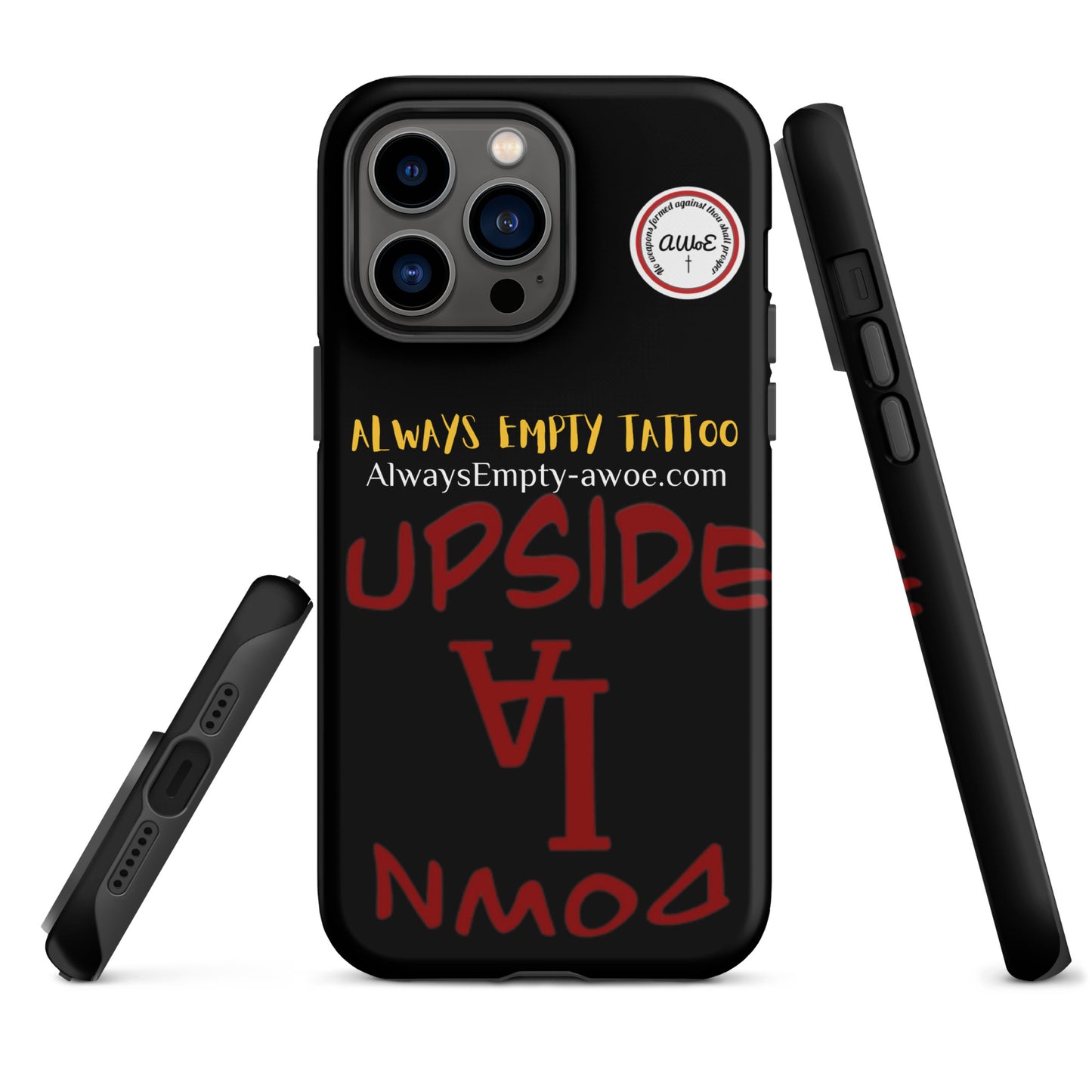Upside down LA phone case