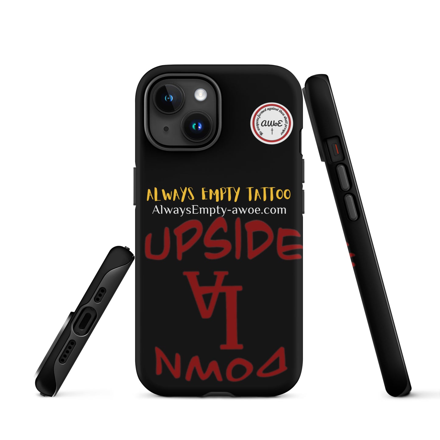 Upside down LA phone case