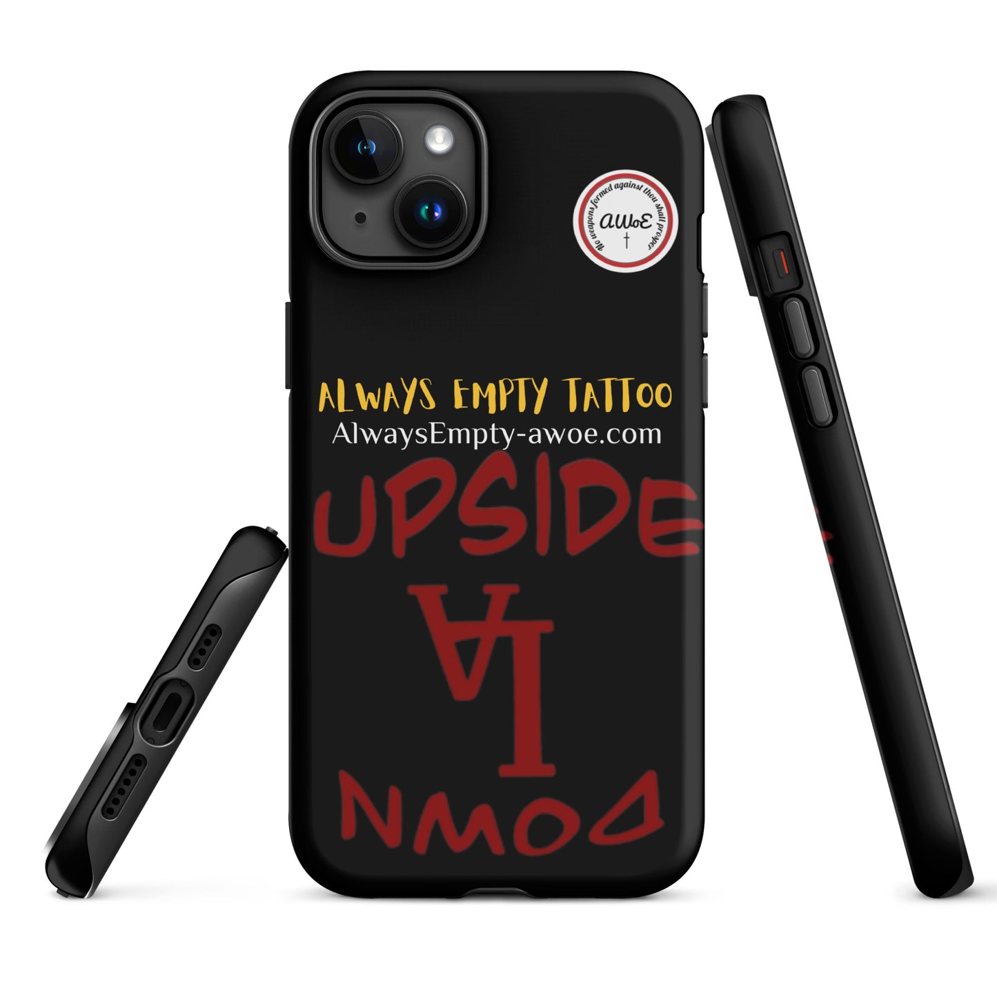 Upside down LA phone case