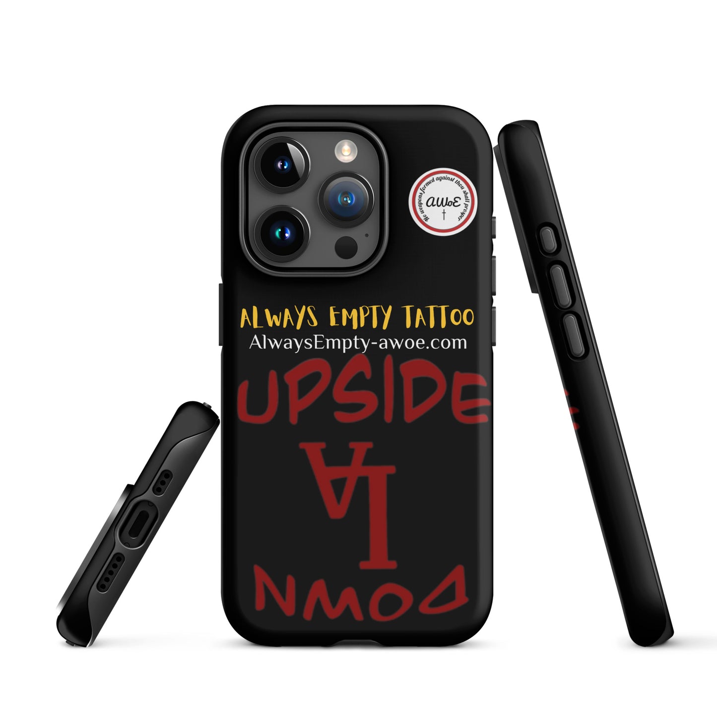 Upside down LA phone case