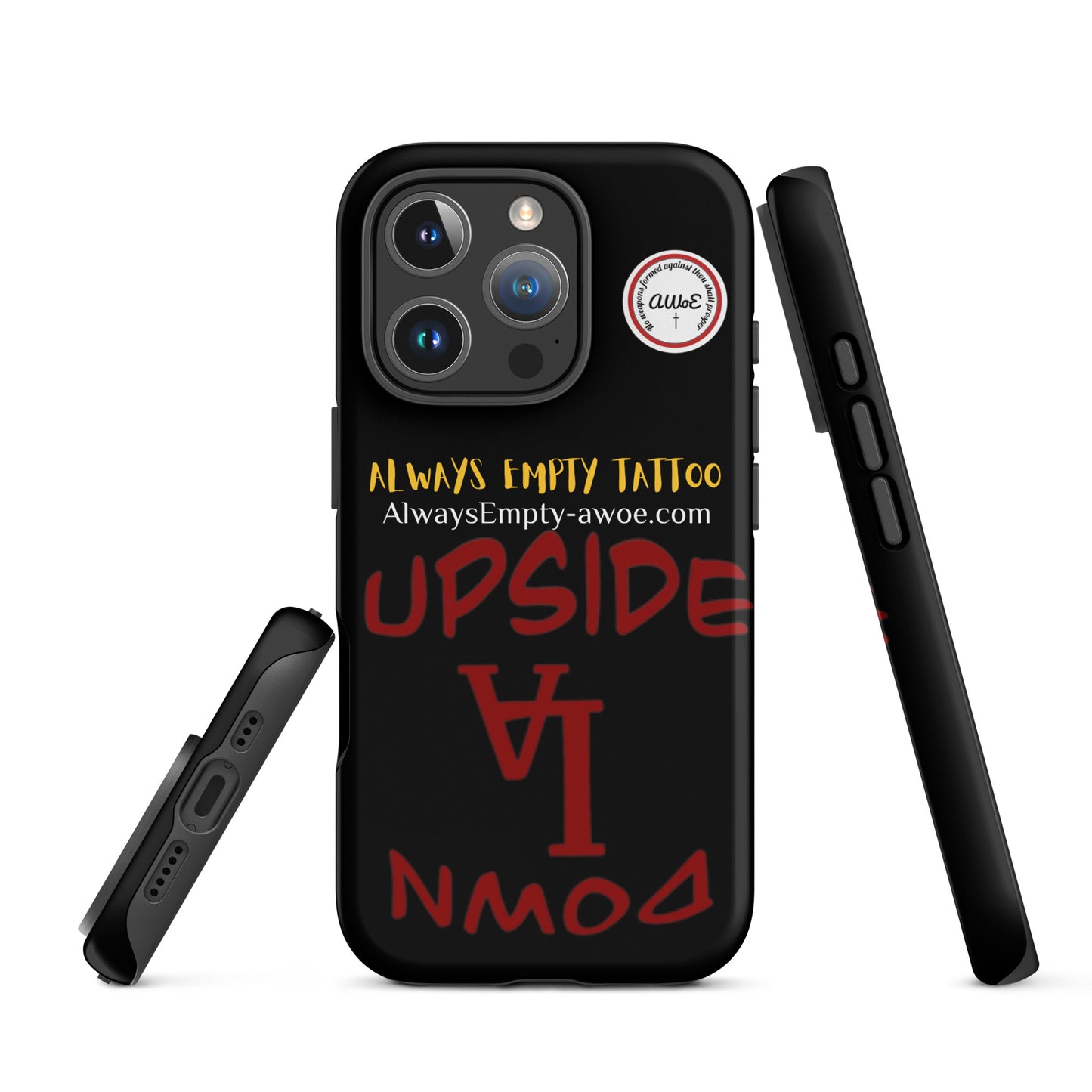 Upside down LA phone case