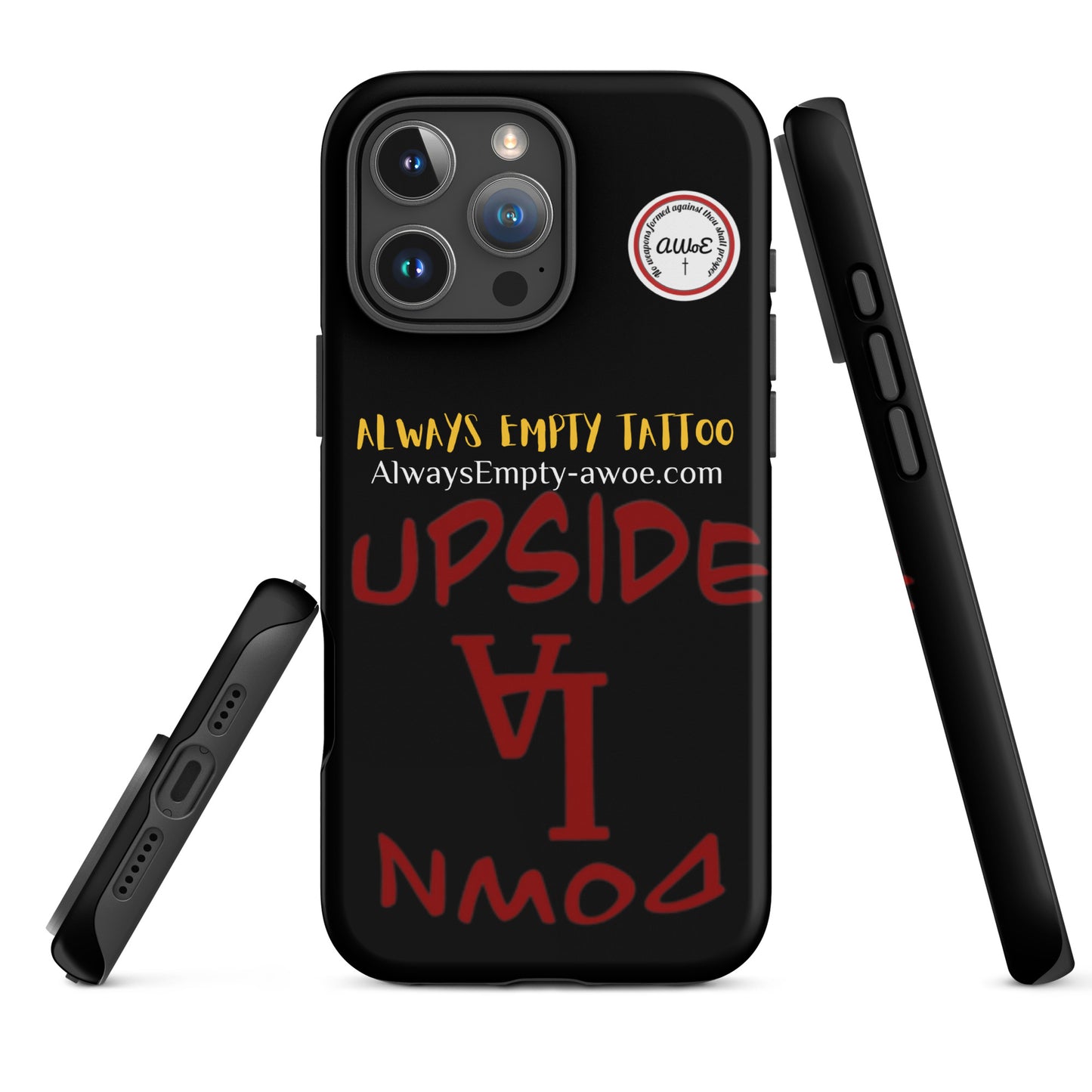 Upside down LA phone case